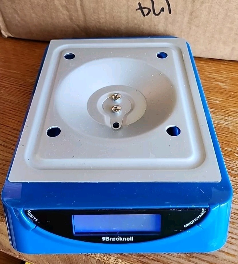 Brecknell PS25 Electronic Portable Postal Parcel Scale 25 lb x 0.2 oz, Blue