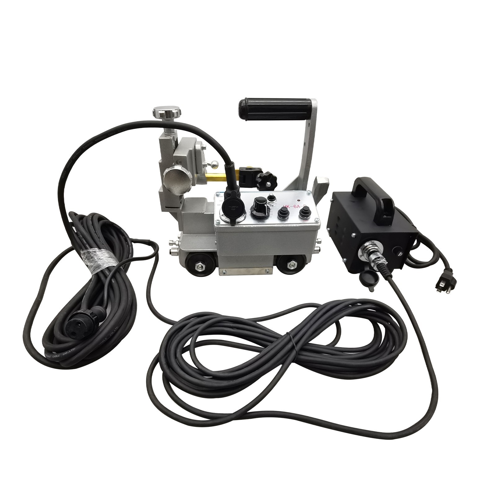 110V HK-6A-D Flat Rail Auto Welding Trolley Welding Carriage 150MM-800MM/Min