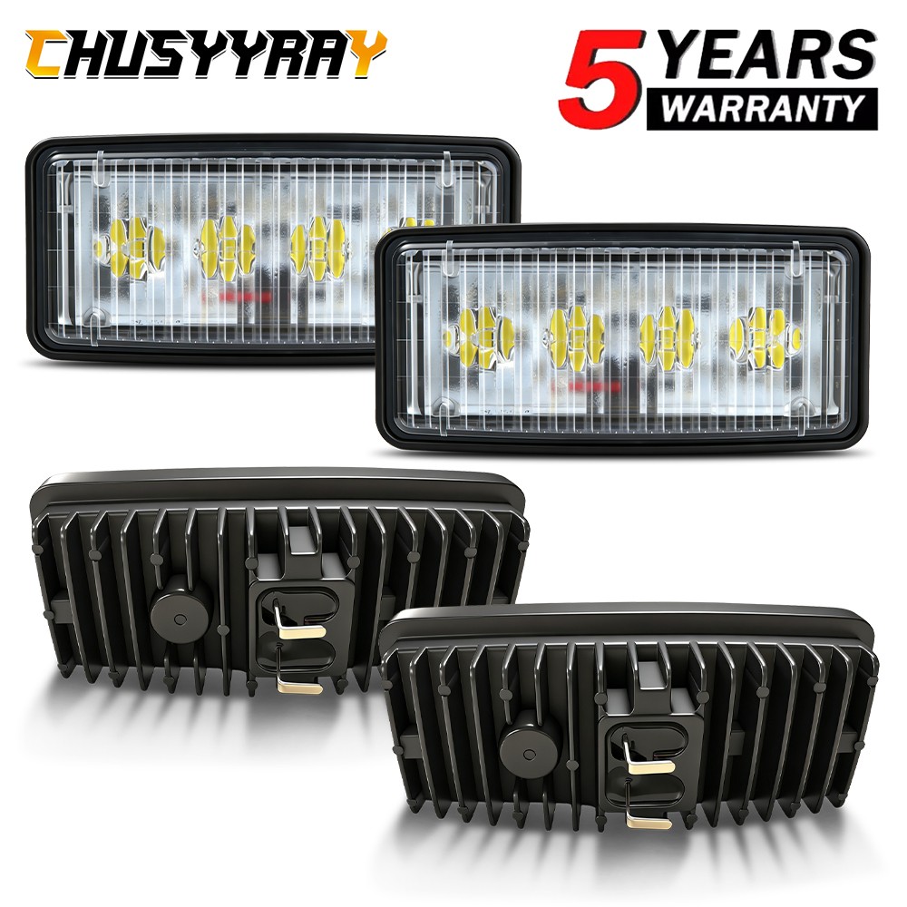 4X LED Upper Cab Lights for Deere 7210, 7410, 7510, 7610, 7710, 7810