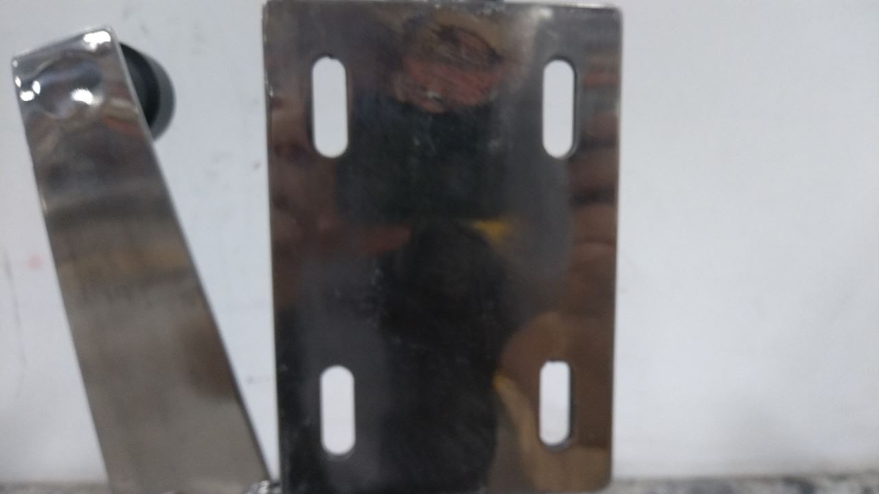 Vestil FL-LK-SMR-SS-L 18 In Extended Height Side-Mount Floor Lock