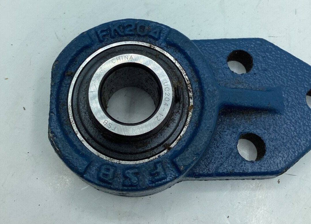 FSB UC204-12 Normal-Duty 3-Bolt Flanged Self Align Mounted Bearing Insert