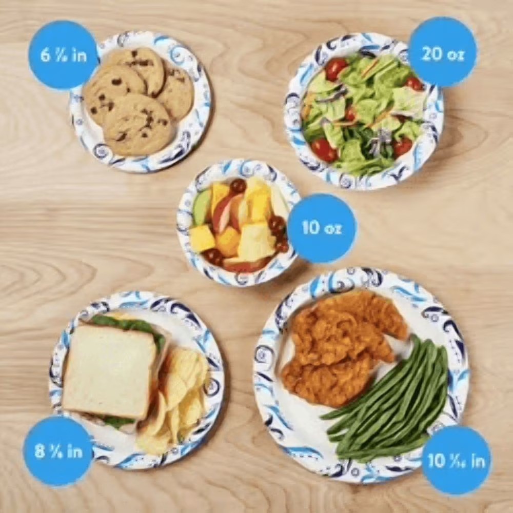 Disposable Paper Bowls 20 oz Everyday Use 50 Count Pack