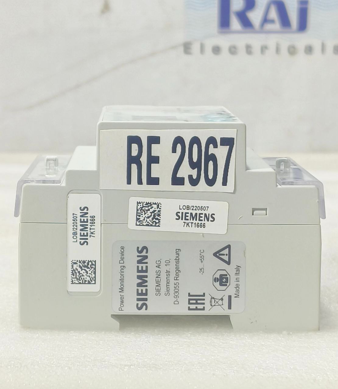 SIEMENS 7KT1666 100-240V AC 0.75-15 (80)A 0.9VA 0.6W ENERGY METER | FREE SHIP