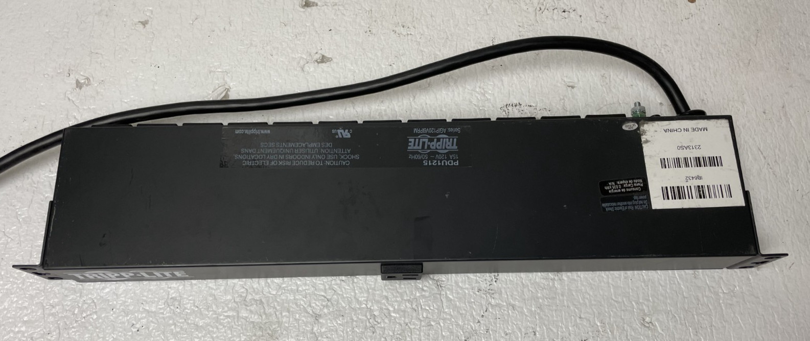 Tripp-Lite PDU1215 15A 120V 50/60Hz Rack Mounted Surge Protector