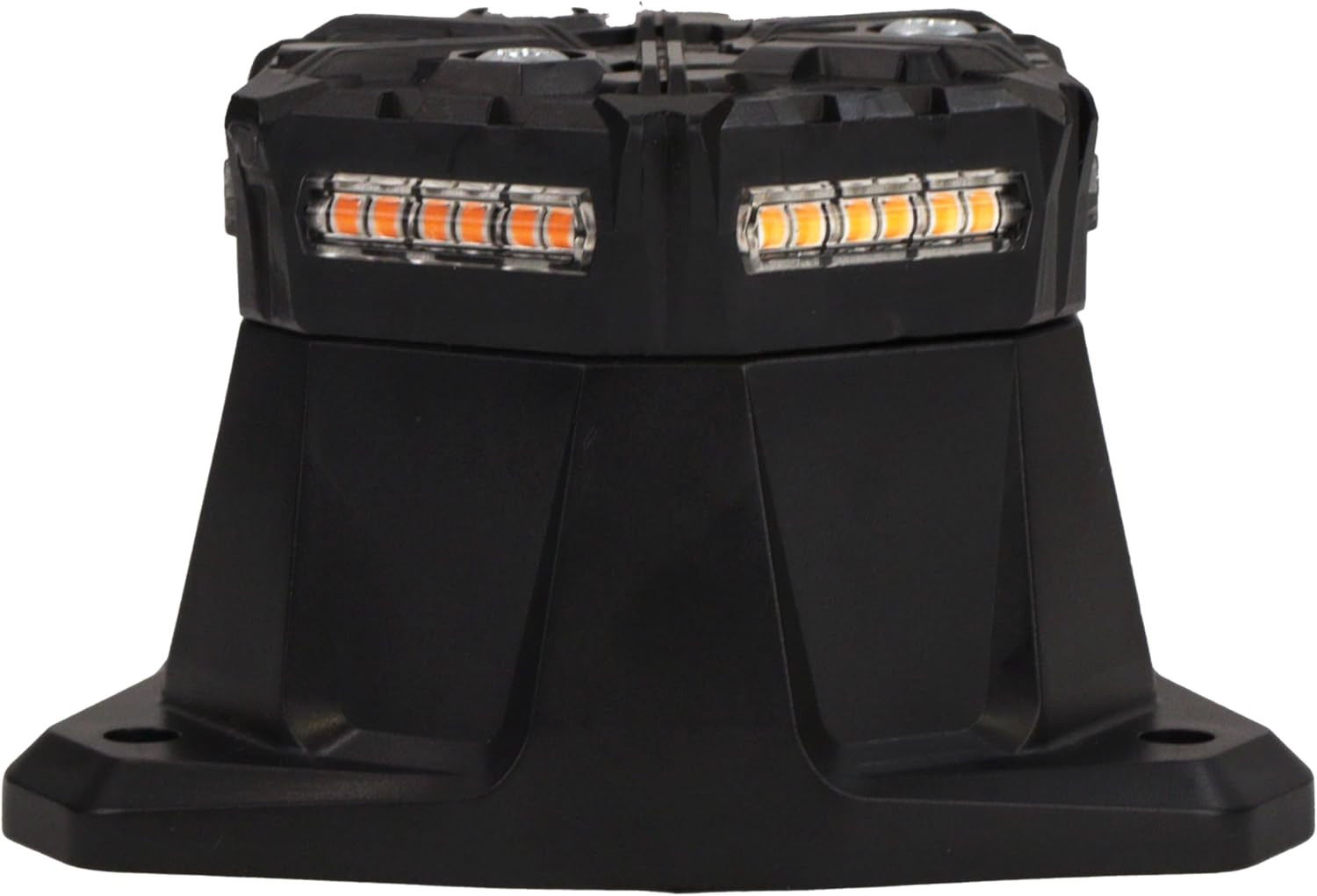 Microbright Amber LED Beacon, Class 1, 12V DC, Screw Mount, 8 Inch Cable