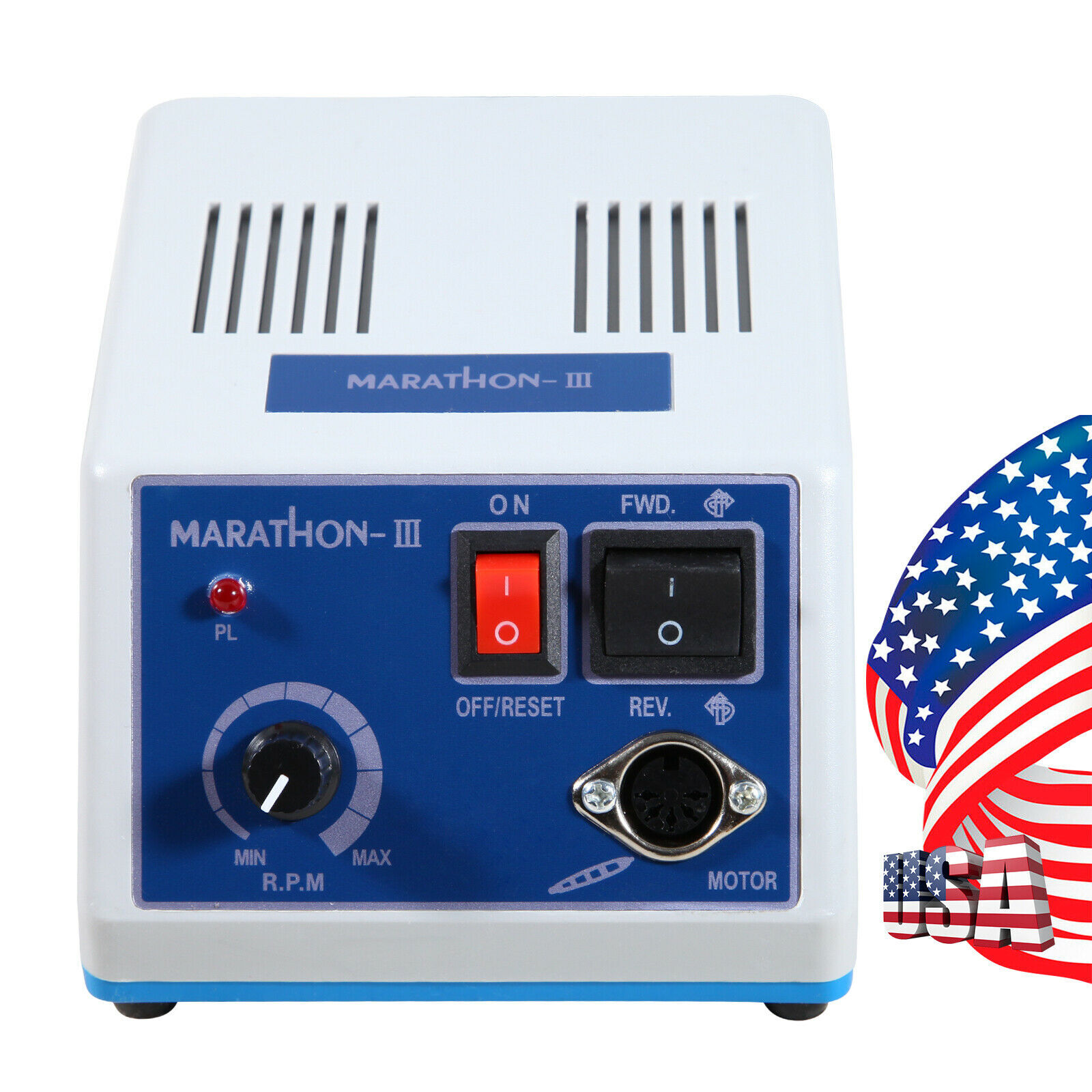Dental Lab Marathon 35k rpm Electric Micro motor Polishing Burs Drill Handpiece