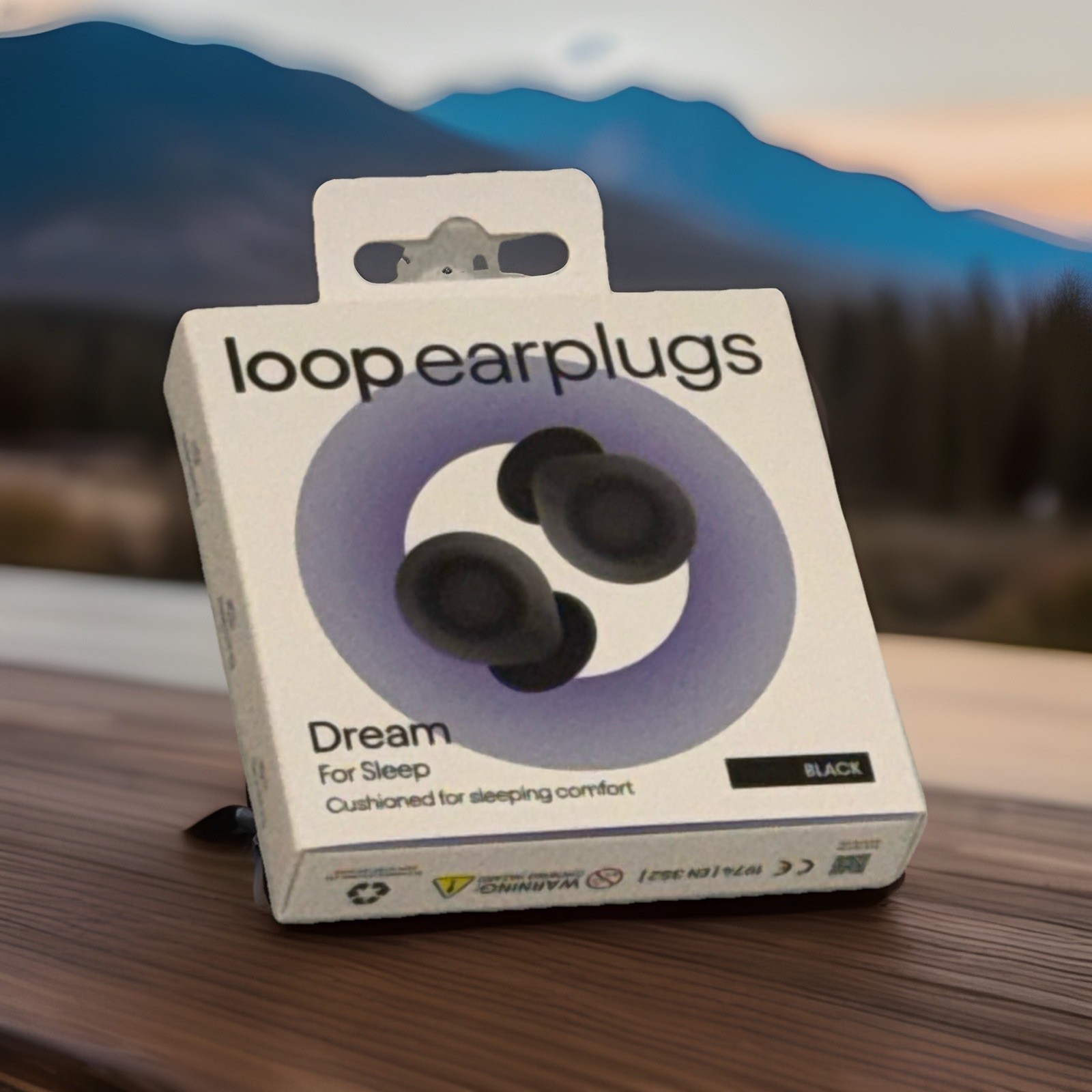 Loop Dream Earplugs for Sleep – (Black) Noise Reduction- Silicone & Foam- Nib