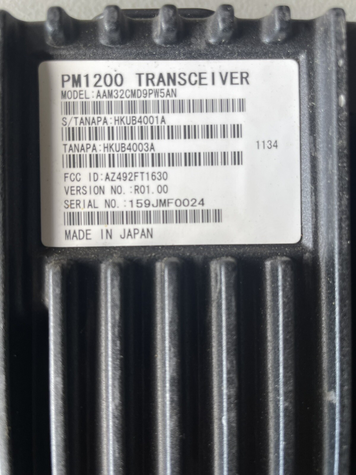 Motorola PM1200 Two Way Radio