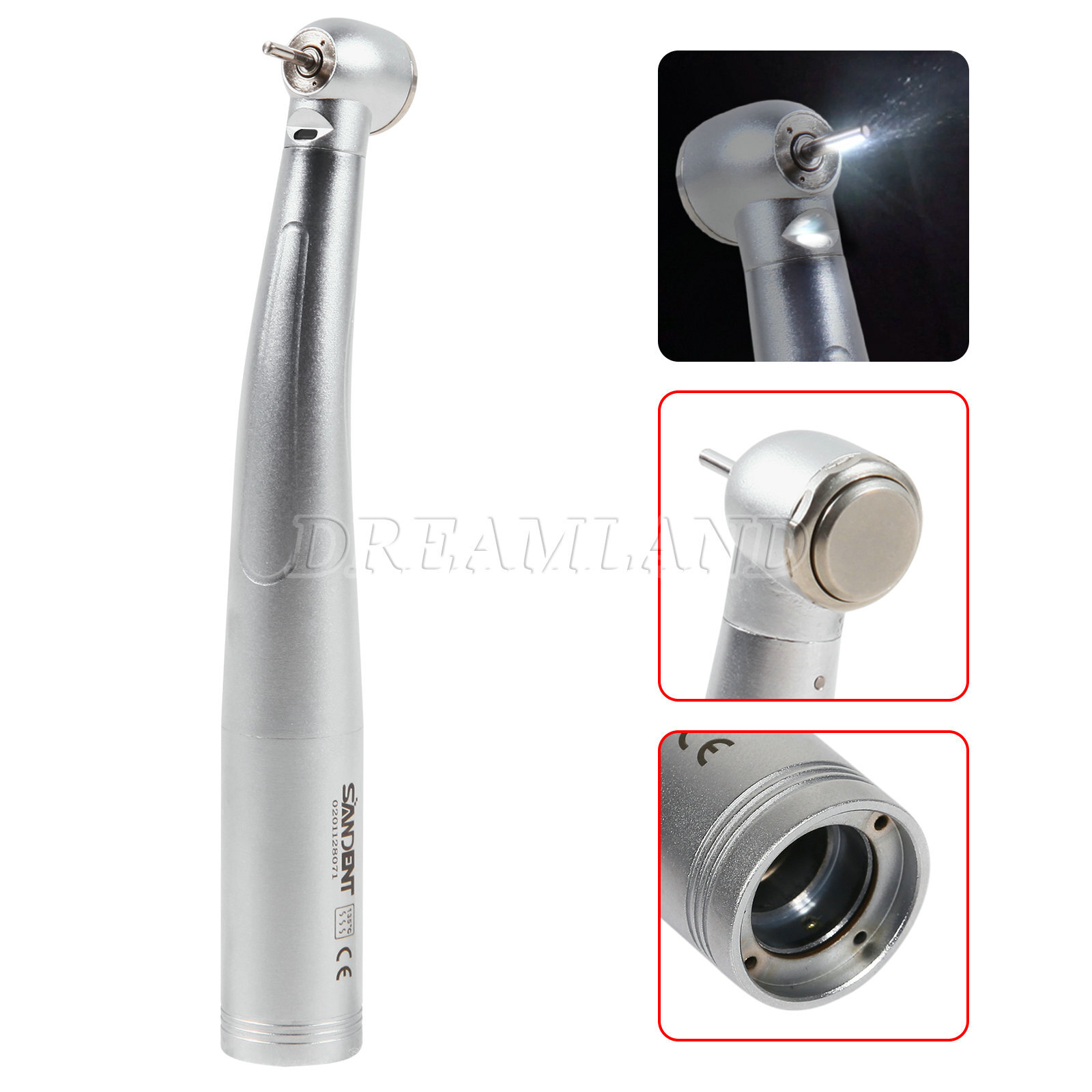 2/4/6Hole LED Quick Coupler Dental LED Fiber Turbine Handpiece Big KAVO Style