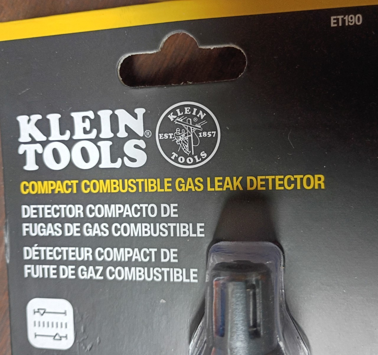 KLEIN TOOLS ET190 COMPACT COMBUSTIBLE GAS LEAK DETECTOR 50 – 2000 ppm NEW