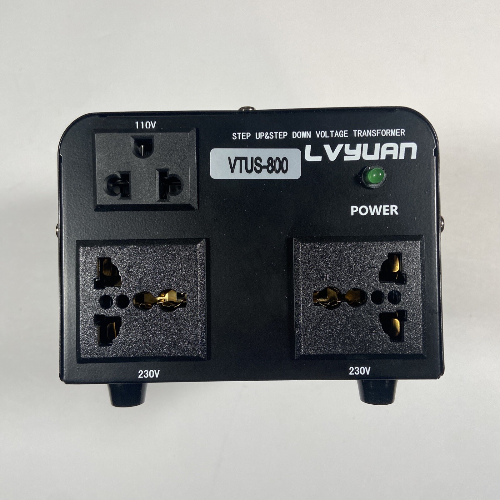 Lvyuan 800w Step Up Step Down Voltage Transformer – New Open Box – VTUS-800