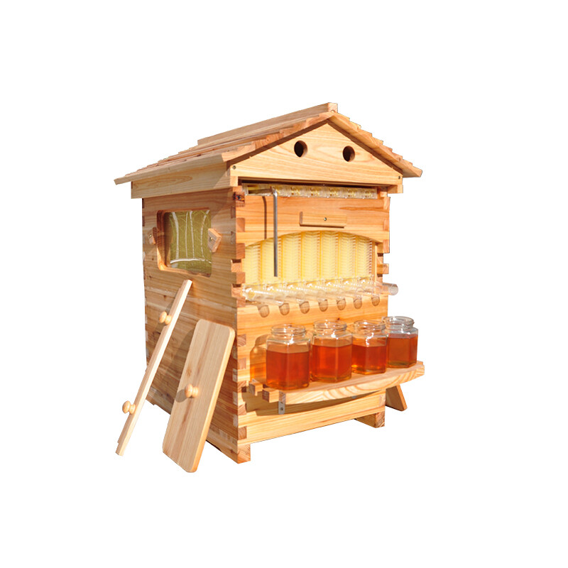 Auto Ooze Honey Harvester Bee Hive Beehives + 7 Frames for Beekeeping Beekeeper
