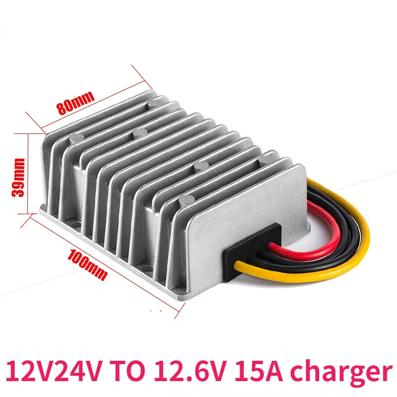 DC 10-36V to 14.6V 13.8V 12.6V 15A Current for Lead-acid LDC Lifepo4