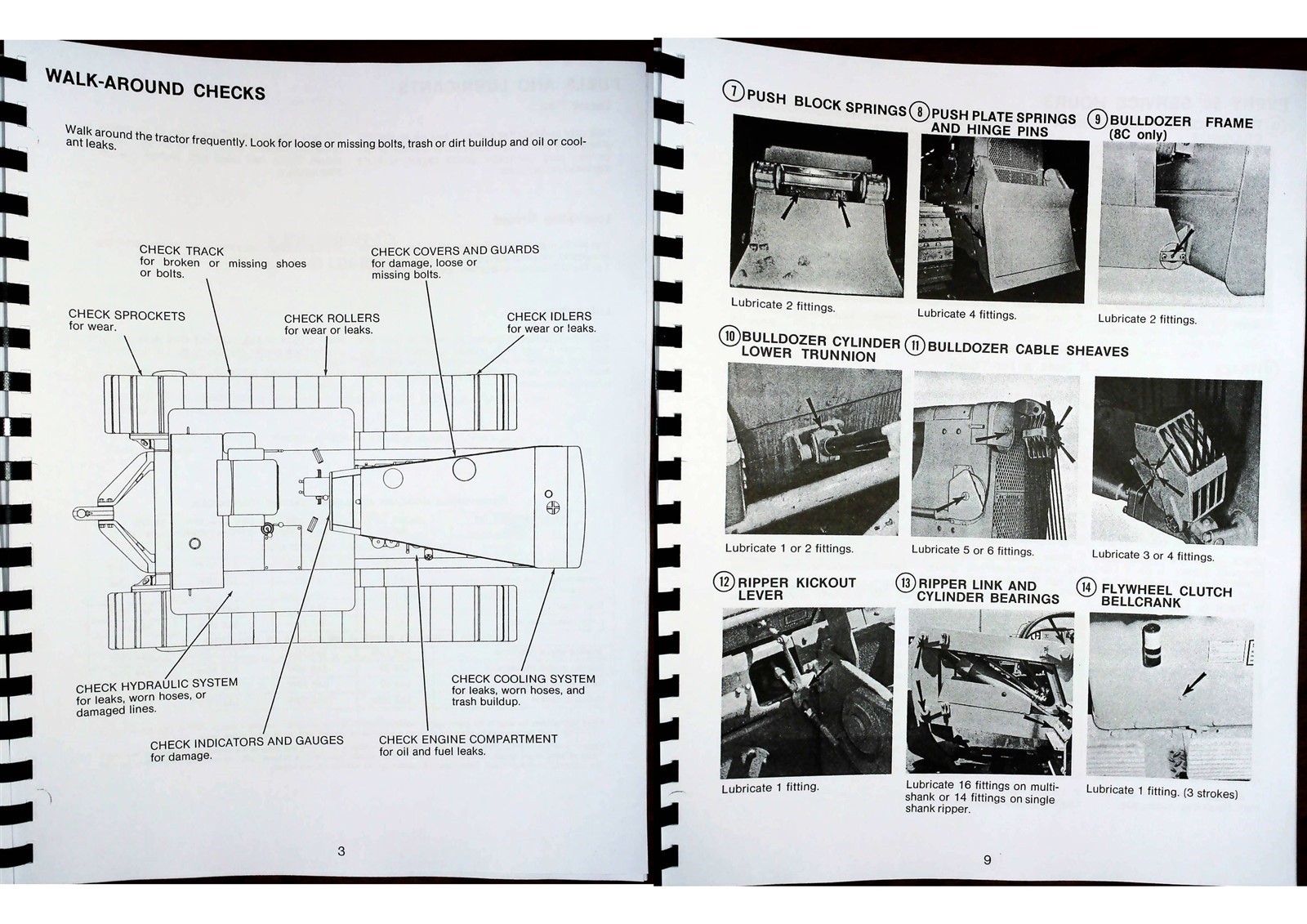 Caterpillar D8 D8H Crawler Service Repair Manual S/N Breaks Apply