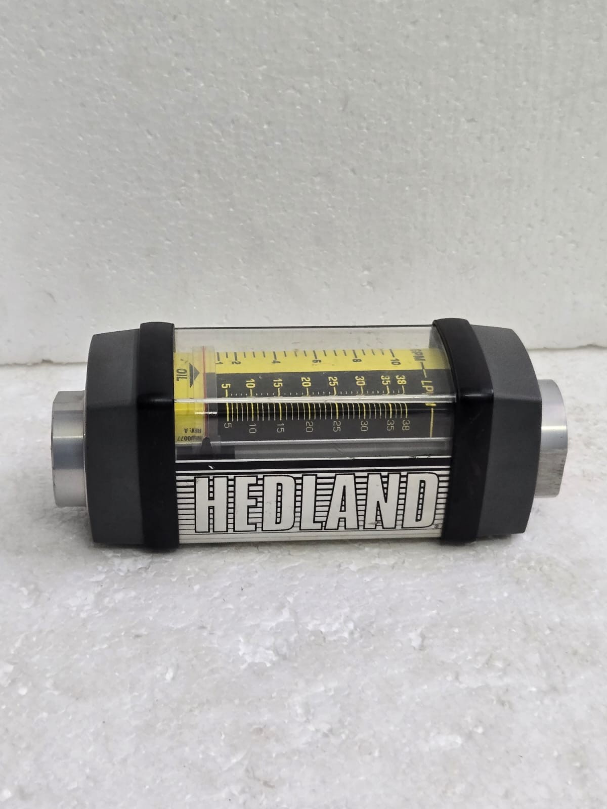 HEDLAND H701A-010 3500PSI / 241 BARS MAX HYDRALIC OIL FLOW METER