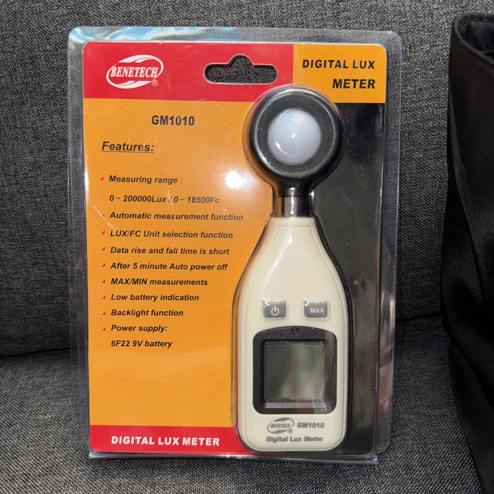 BENETECH DIGITAL LUX METER GM1010 FACTORY SEALED NEW!!