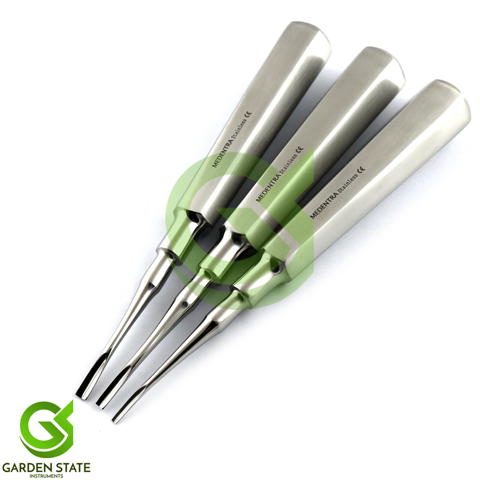 3Pcs Dental Root Extracting Elevator Coupland Elevator Surgical Tooth Extraction