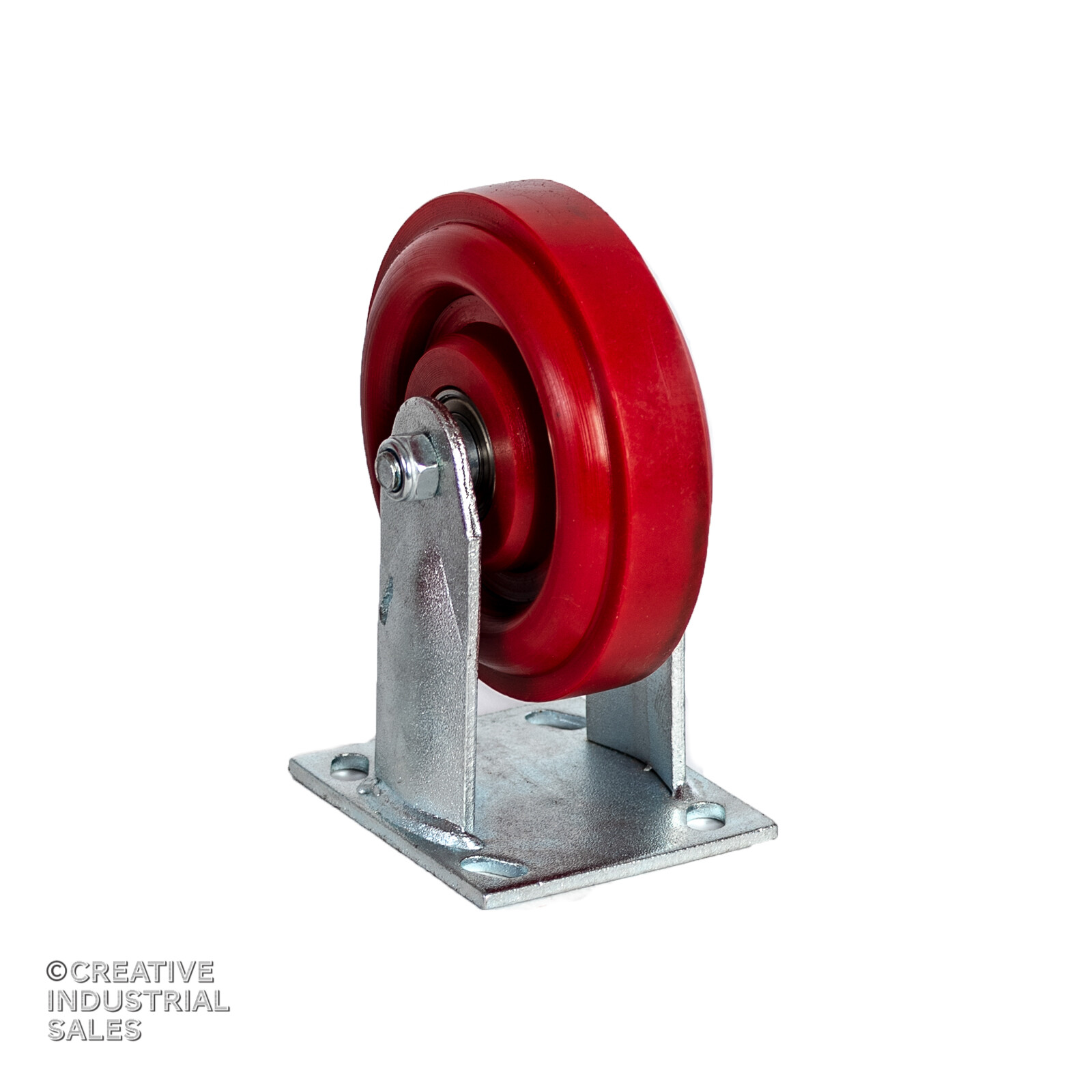 6″ X 2″ Swivel Caster Polymer Wheel w/ Brake (2) Rigid (2)Tool Box