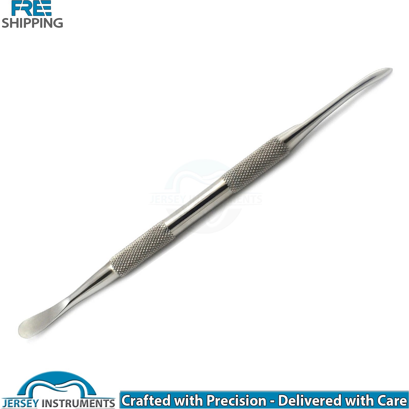 Set of 5 Implant Surgery Tunneling Elevators Blue Tip Dental Surgical Instrument
