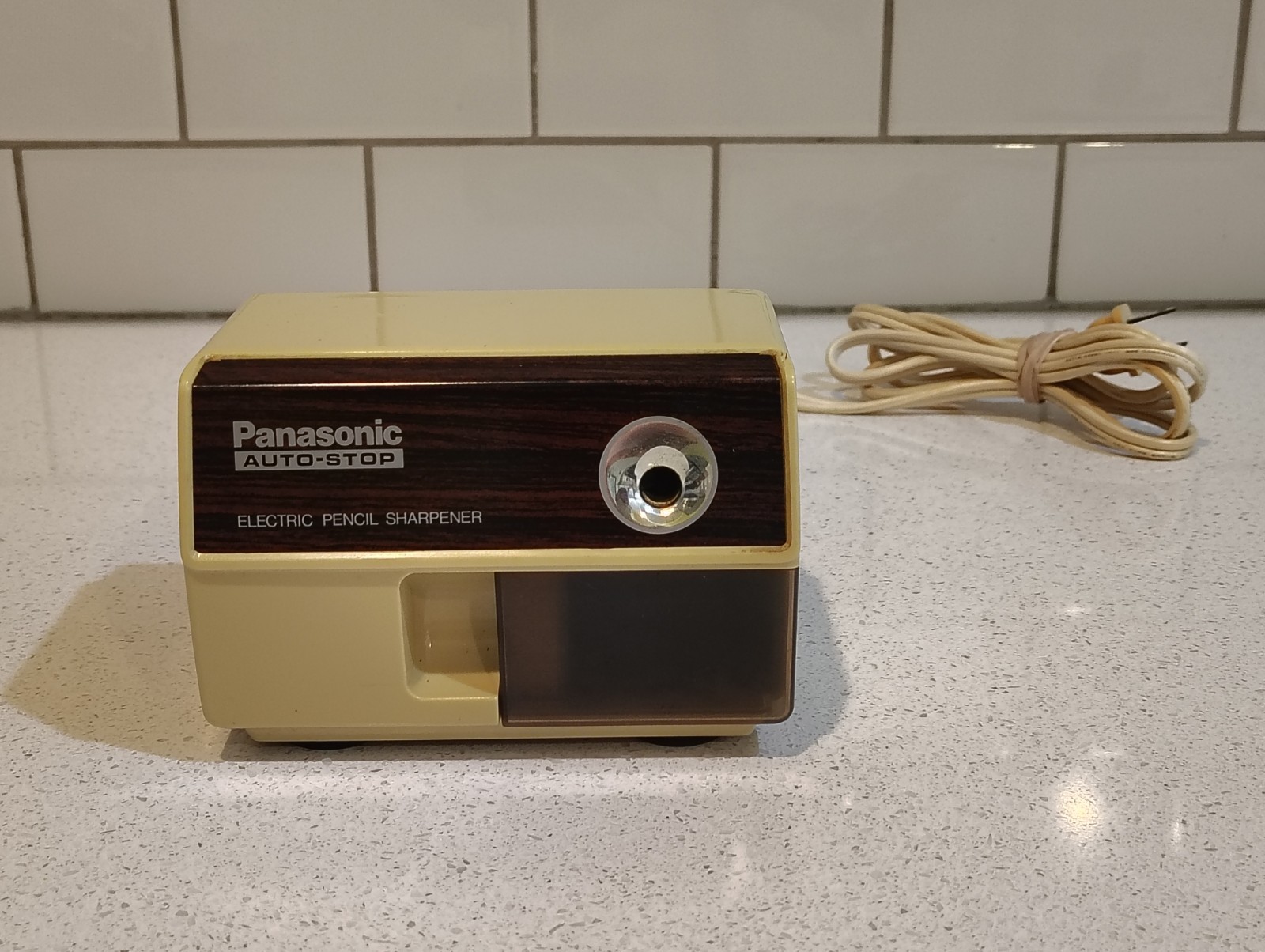 Vintage Panasonic KP-110 Auto-Stop Electric Pencil Sharpener Made in Japan Works