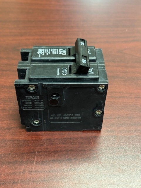 EATON Cutler Hammer BR280 2Pole 80Amp 120/240Volt Plug-In Circuit Breaker NEW