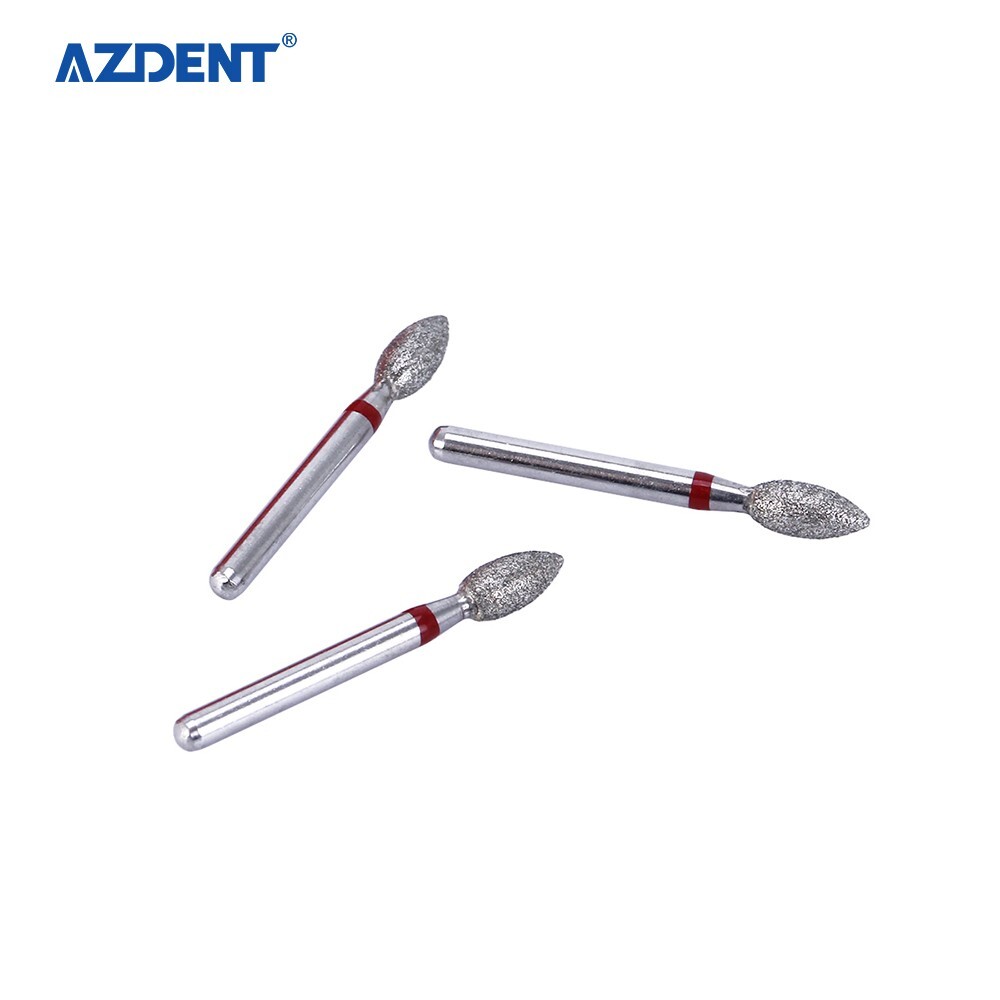Dental Diamond Burs Football FG 368-023 Egg Shape Coarse Grit High Speed Burr