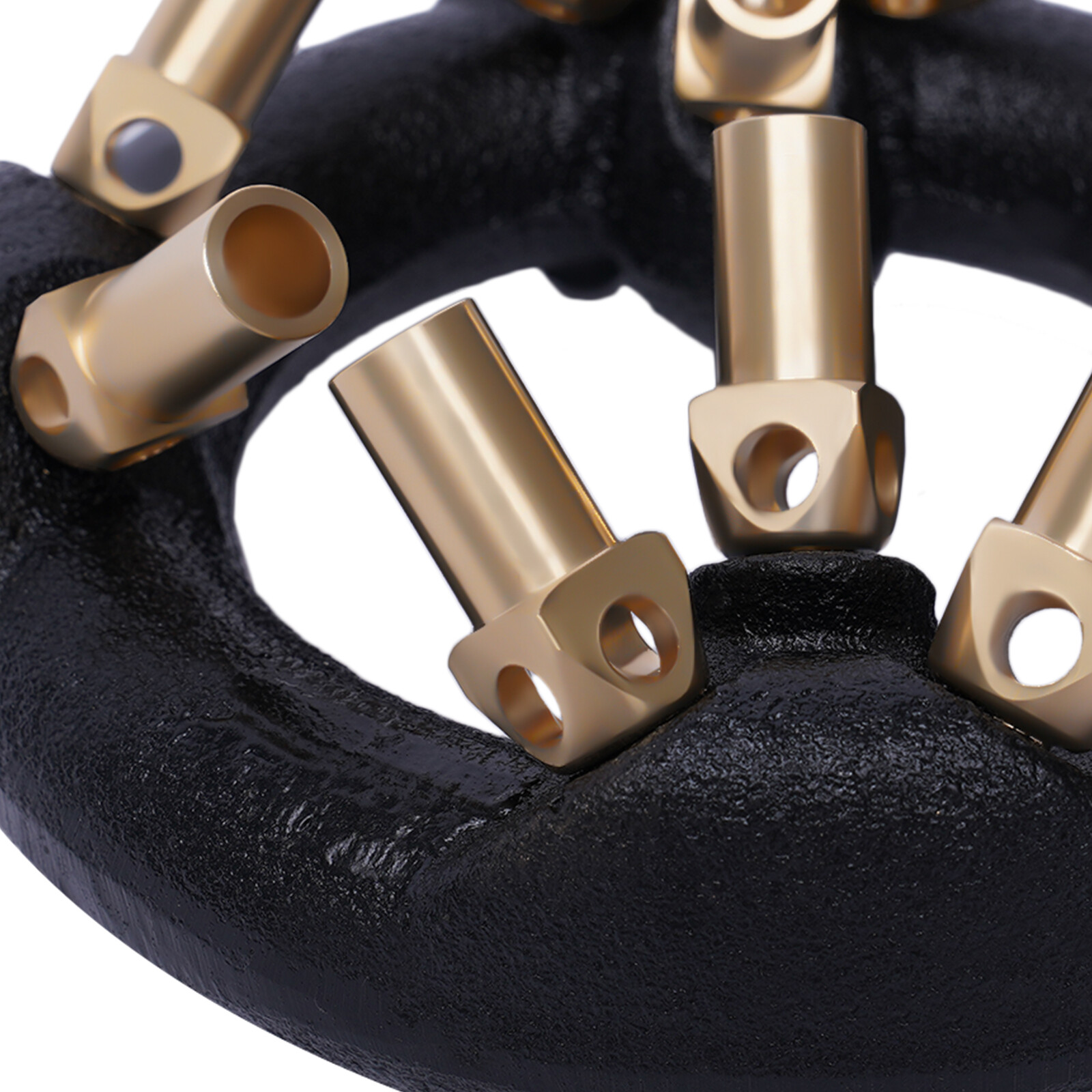 10-Head Jet Burner for Wok Cooking, 80,000 BTU Natural Gas Burner