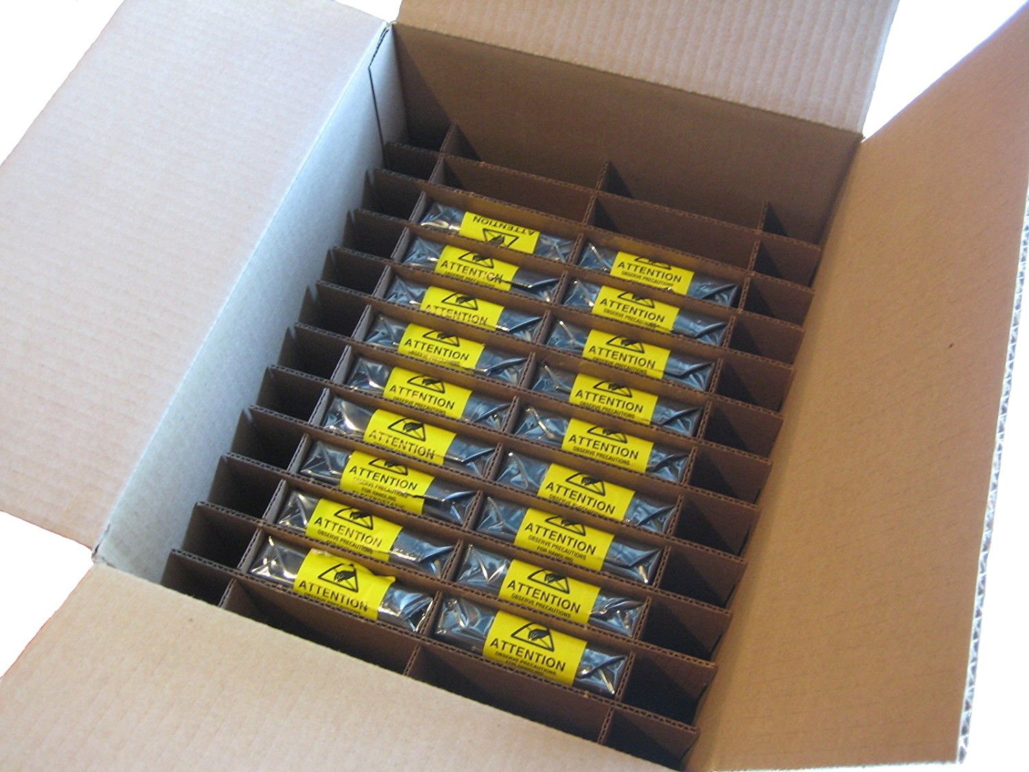 Hard Disk Drive Shipping Storage Box 20 Slots for Standard 3.5″ HDDs