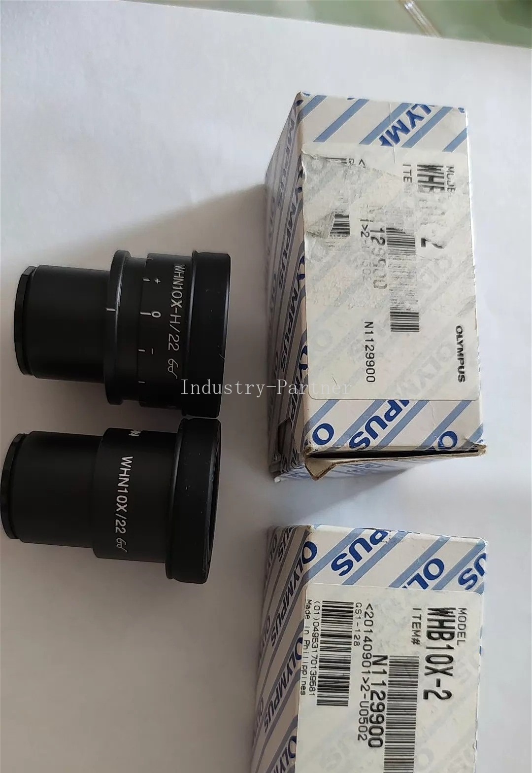 (1 Pair) Olympus WHN10X-H/22 WHN10X/22 Focusing Microscope Eyepieces.