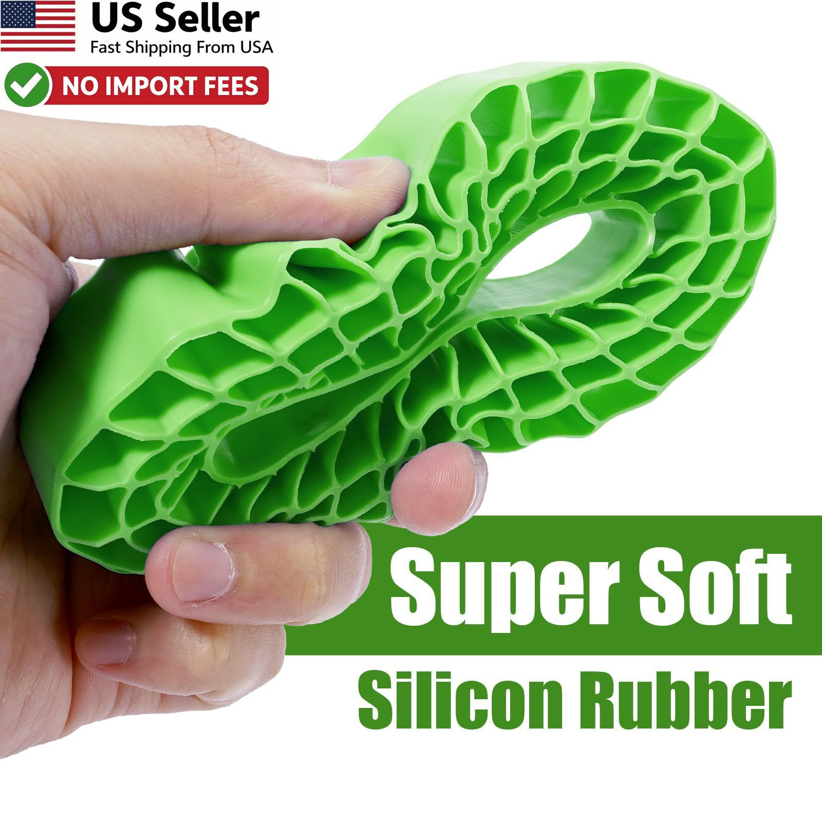 INJORA Silicone Rubber Inserts Foam 106-108mm 1.9″ RC Crawler Tires Green