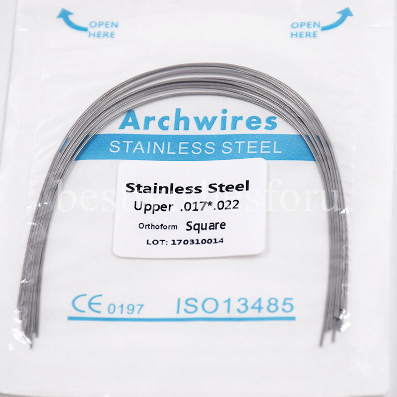 Dental Orthodontic Stainless Steel Arch Wire Rectangular Square/Ovoid/Natural
