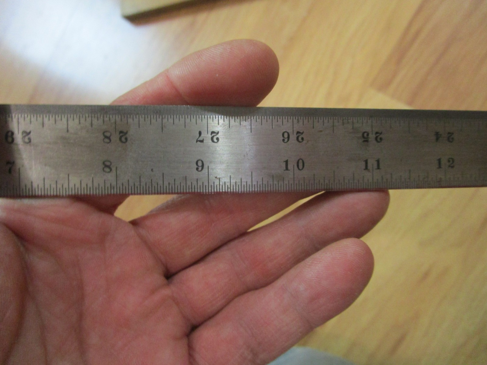 Brown & Sharpe No. 4 36″ Tempered Steel Rule 4R Grads 8ths 16ths 32nds 64ths USA