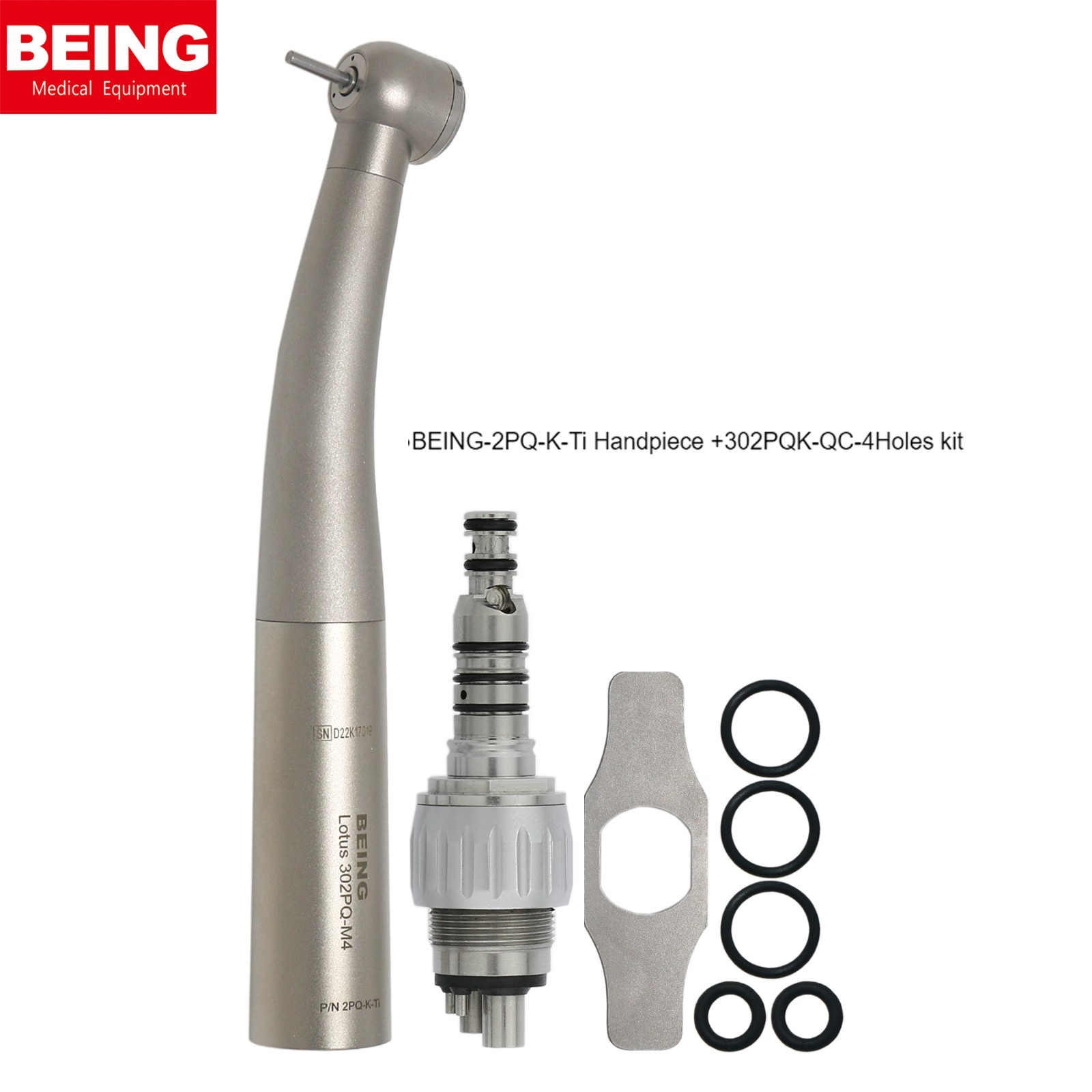 BEING Dental High Speed Fiber Optic Handpiece KaVo MULTIflex Compatible 4/6 Hole