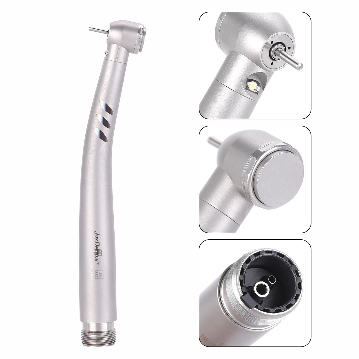 Dental Fiber Optic LED E-generator/ High Speed Handpiece Push Button 2/4 Holes