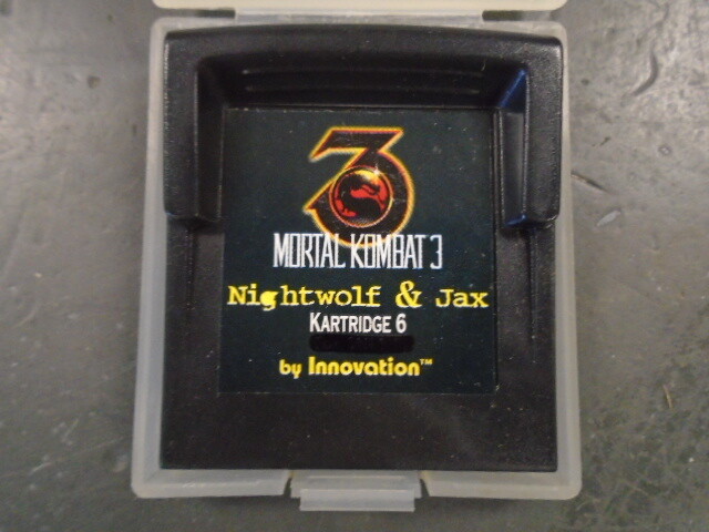 Sega Genesis Mortal Kombat 3 III Control Pad Video Game Kartridges 1,2,3,4,5,6