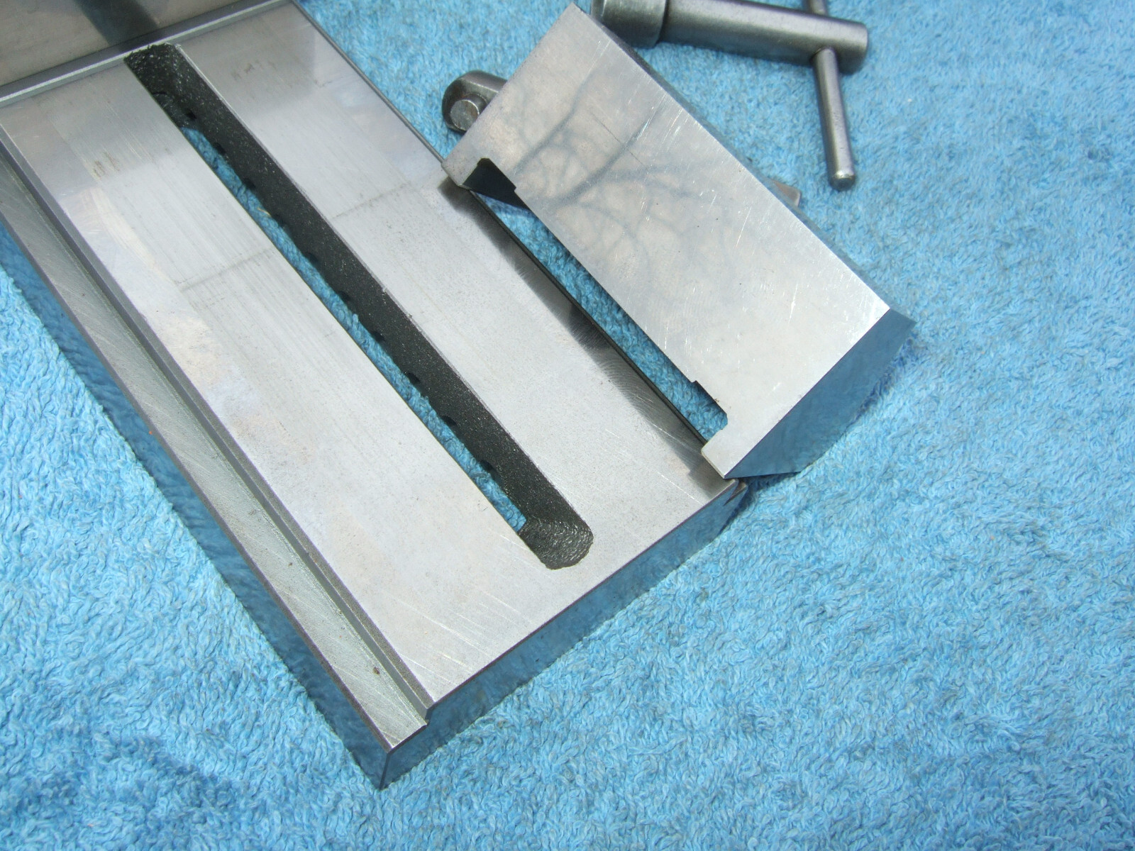 HERMANN SCHMIDT USED V0-4WOH GRIND VISE CASE&WRENCH TOOLMAKER MACHINIST INSPECT