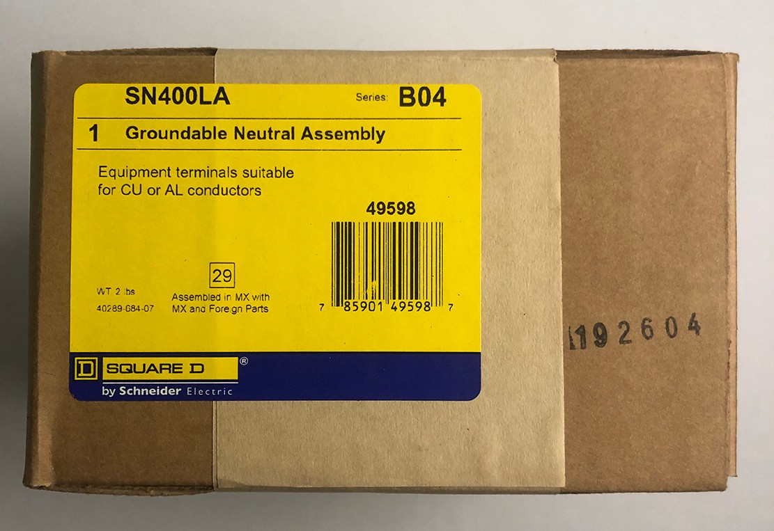 Square D SN400LA Neutral Assembly Kit FREE SHIPPING