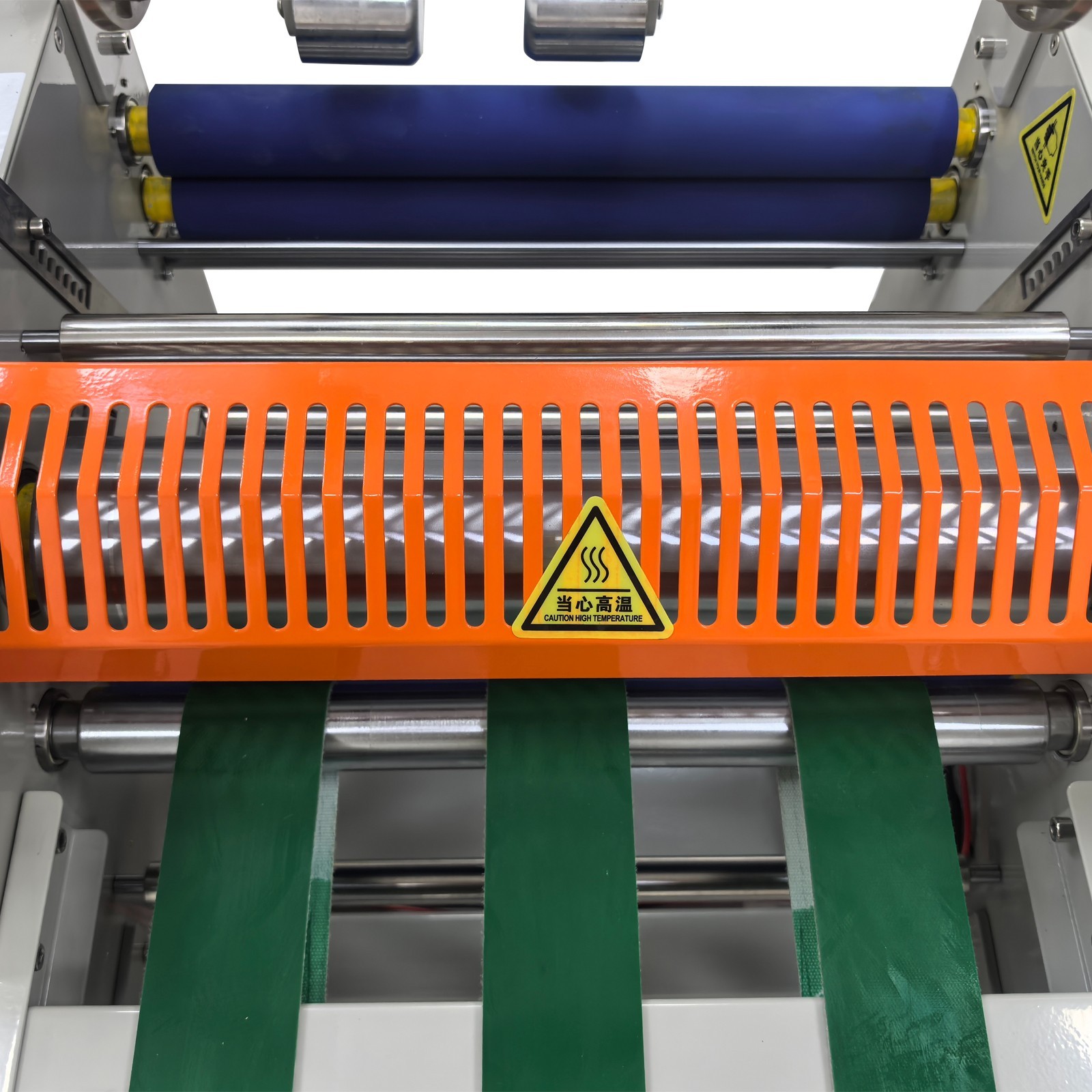 110V 32CM/12.6″ Vertical Roll Laminator Machine with Conveyor Belt, Cold Hot Ste