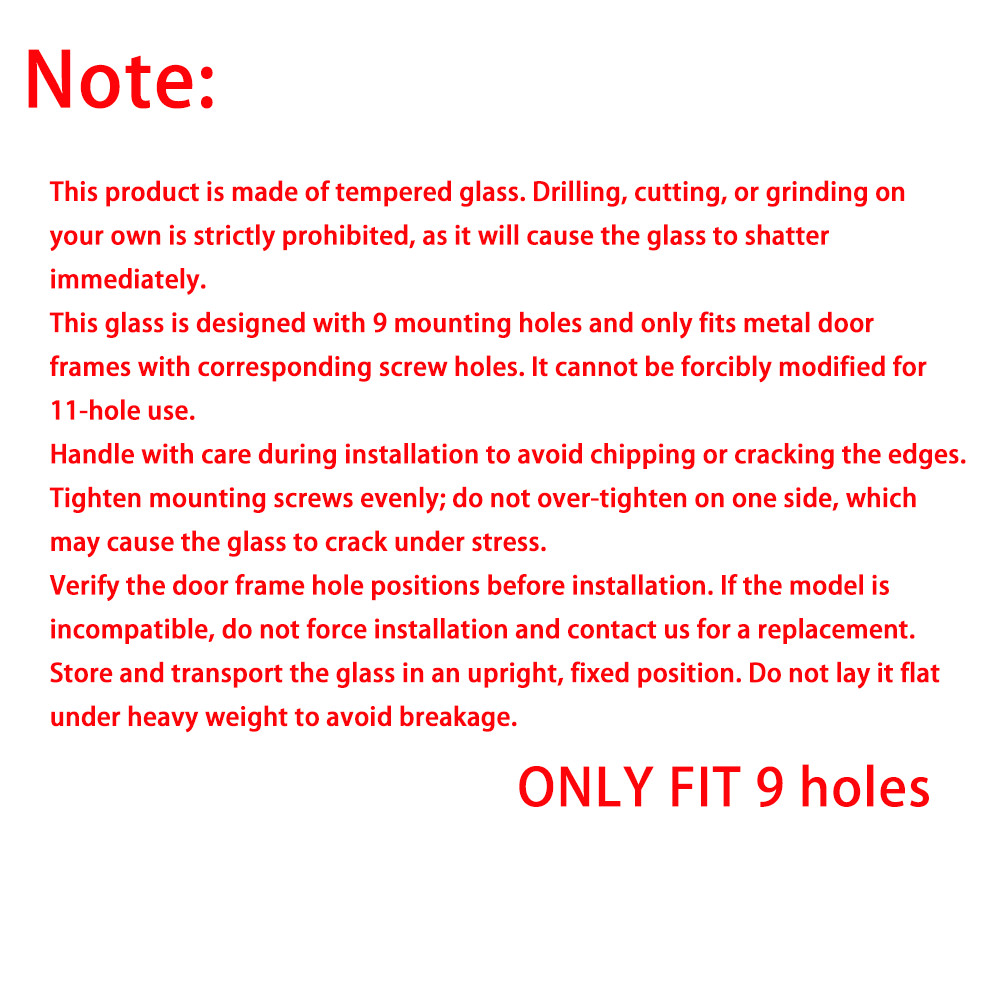 Cab Door Glass For John Deere 324E, 326E, 328E, 329E, 332E, 333E