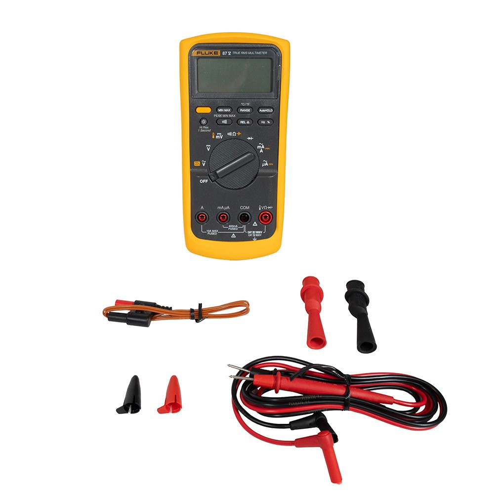 Fluke 87-V True-RMS Industrial Digital Multimeter with Temperature