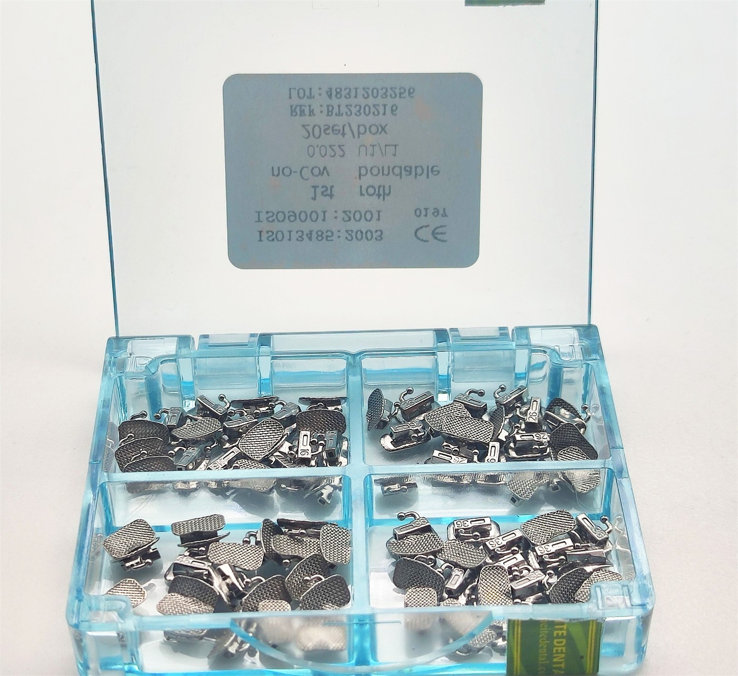 80Pcs Dental Orthodontic Sgl Buccal Tubes 1st Molar Tube Roth .022 Bonding CE