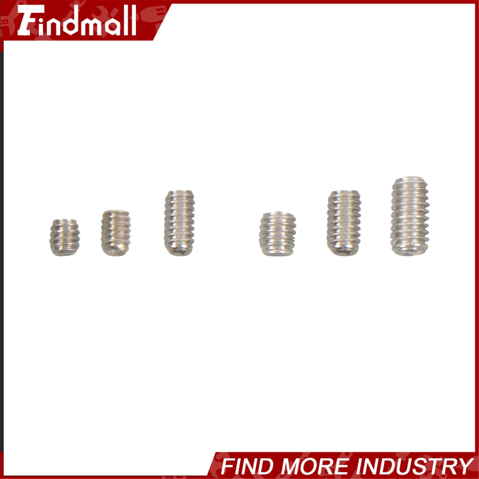 1500PCS Fully Threaded Hex Socket Set Screw Assortment Kit 304 Stainless Steel
