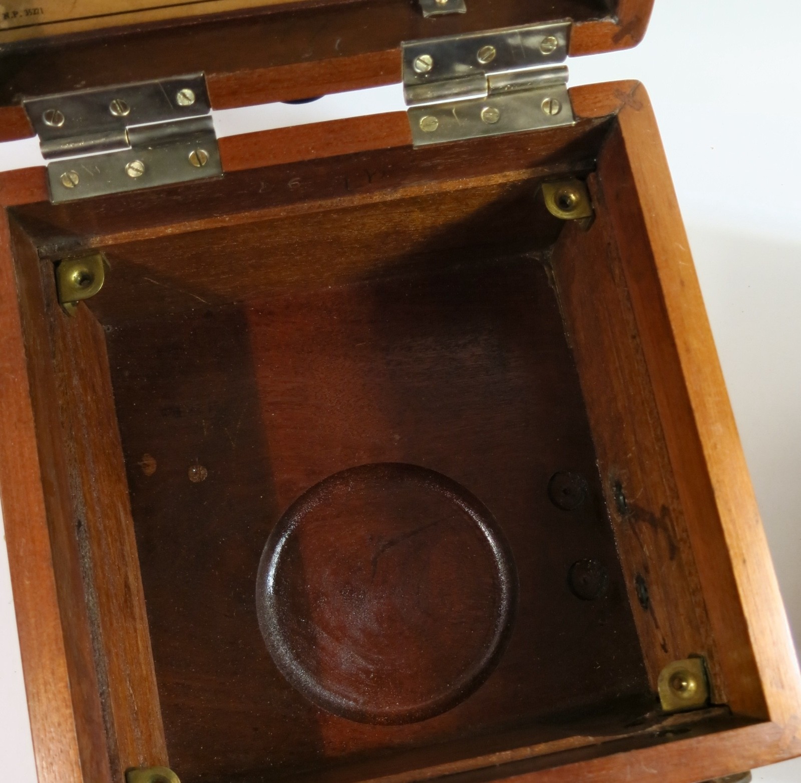 Vintage 1929 GE Alternating Current Ammeter — Type P-3 — Refinished Mahogany Box