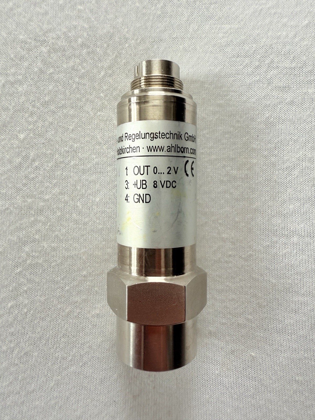 Ahlborn ALMEMO FD8214 12A Pressure Sensor 0-10 Bar 0-2V ~ 5 Pin