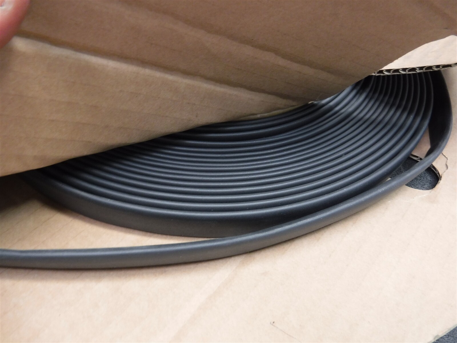 APPX 50FT Dunbar DR150-1/2″ Black 2:1 DIESEL-RESISTANT FLEX HEAT SHRINK O11