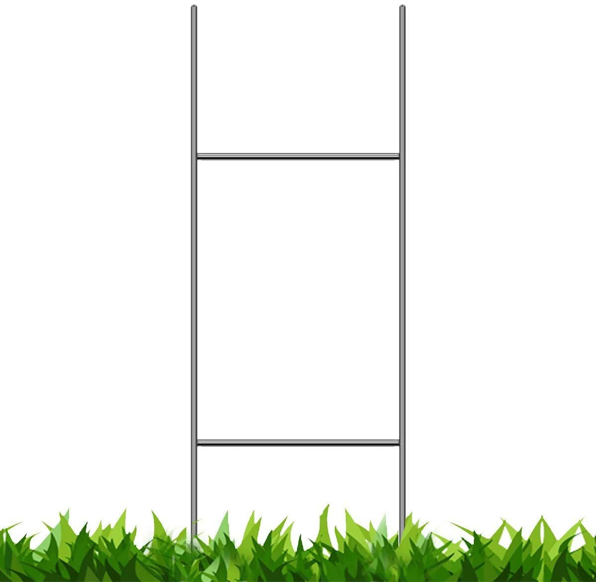 10 Pack Blank Yard Signs 18×24 with H-Stakes for Garage Sales & Graduations