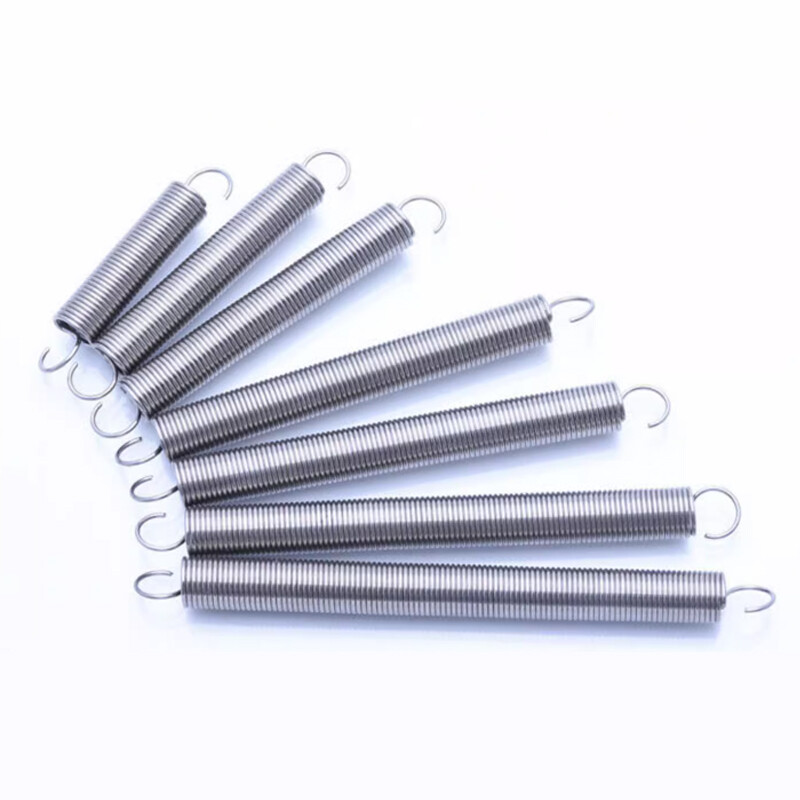 0.7x5x20mm to 0.7x5x300mm 304 Stainless Steel Big Small Tension Springs 5mm OD