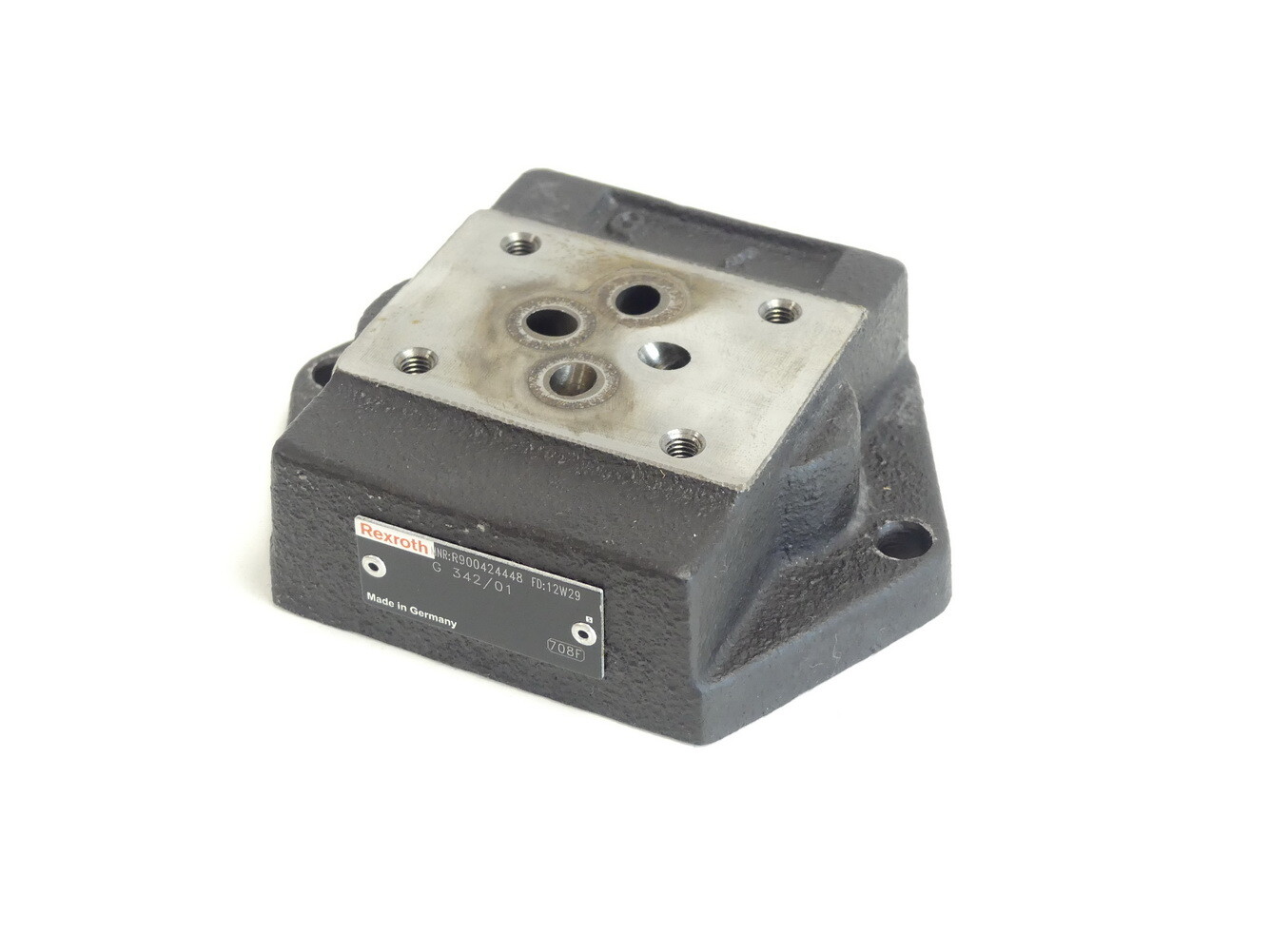 Rexroth G 342 / 01 MNR:R900424448 connection plate