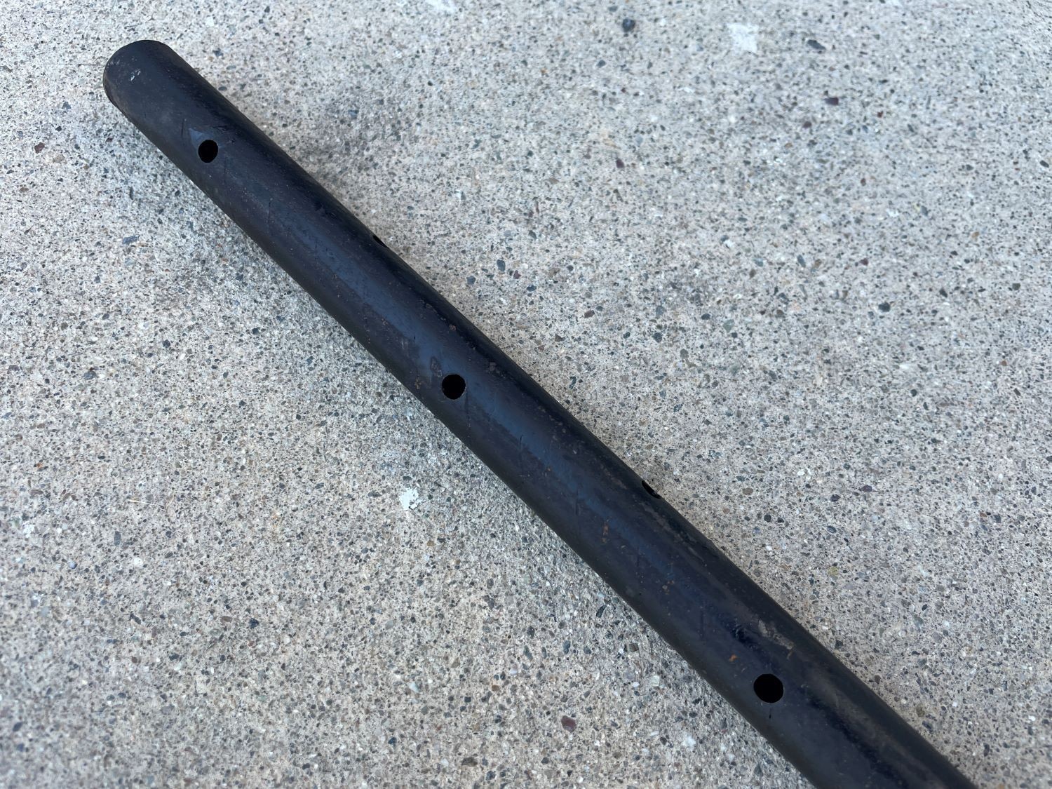 36″ Round Steel Concrete Form Stakes with Nail Holes – USA Made – Sandbaggy