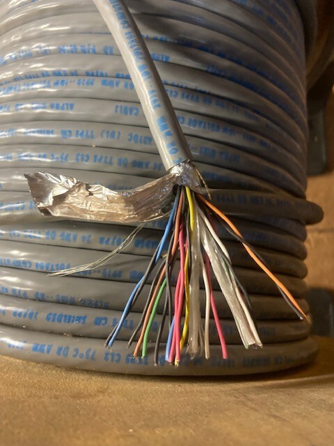 Alpha 6210C Cable 24 awg Stranded 10 Pair Shielded – $3 Per Foot